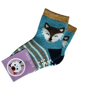 Kids wool fox socks